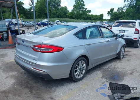 2019 Ford Fusion Hybrid Se из США, поврежденный, VIN 3FA6P0LU5KR234390